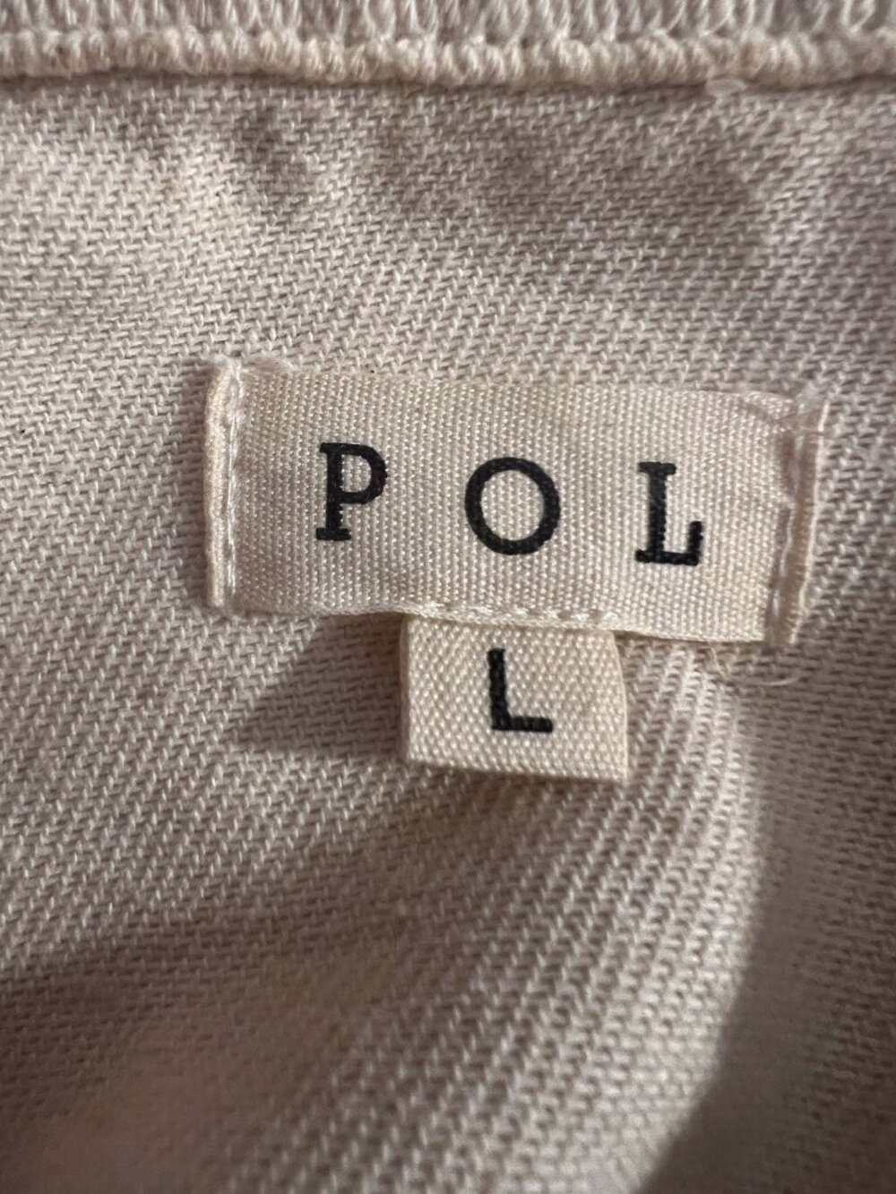 POL Frayed Edge Jacket Shacket Large - Picture 4 of 8